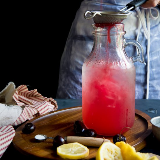 Fresh Cherry Lemonade