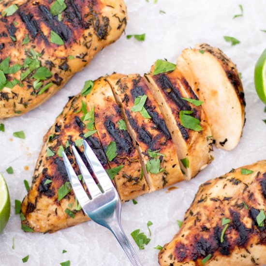 Juicy Chargrilled Lime Chicken