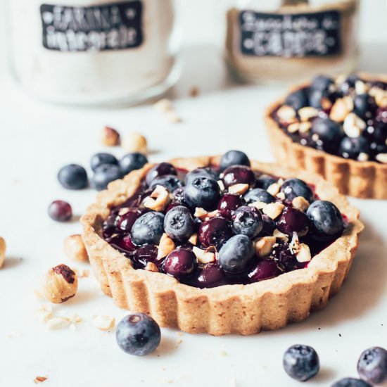 Whole Wheat Blueberry Tartlets