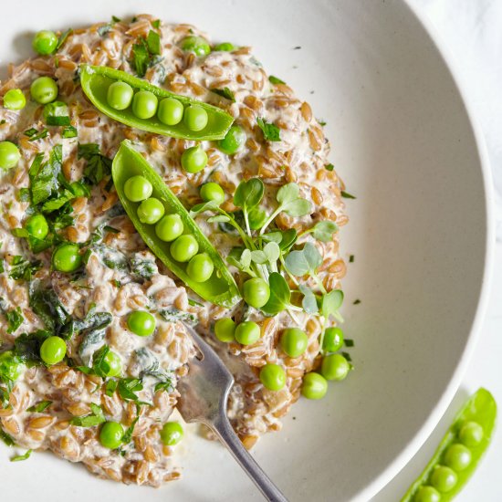 Creamy Farro Risotto