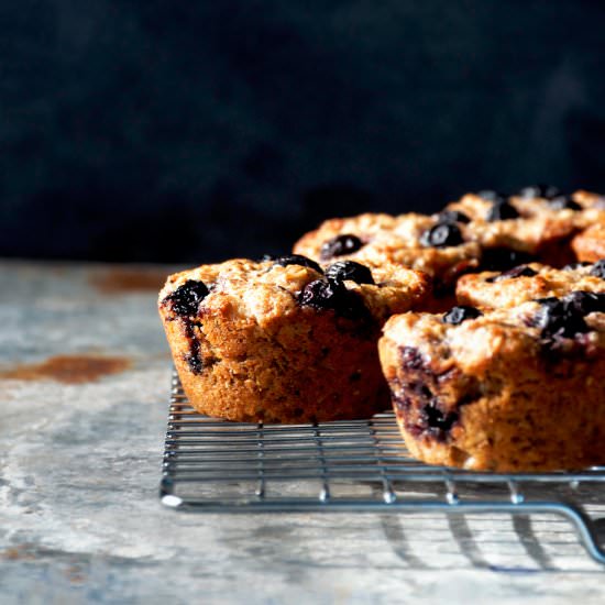 Blueberry Almond Muffins