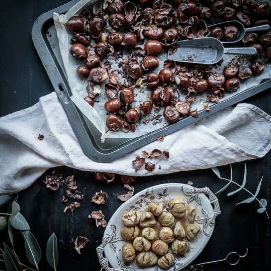 Roasted Chestnuts with Cinnamon