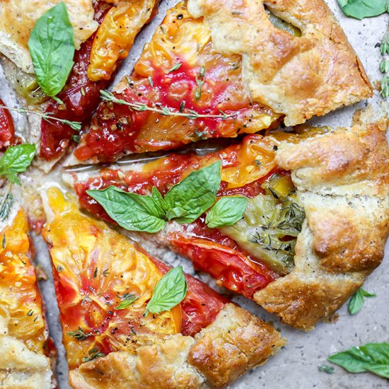 Heirloom Tomato Galette