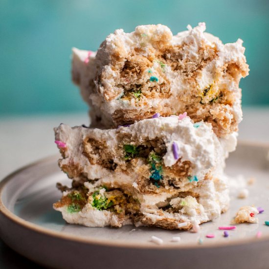 Rainbow Chips Ahoy Icebox Cake