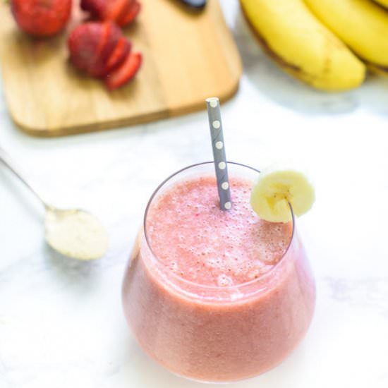 Strawberry Ashwaganda Smoothie