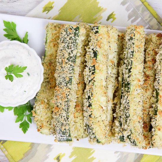 Oven Baked Zucchini Fries