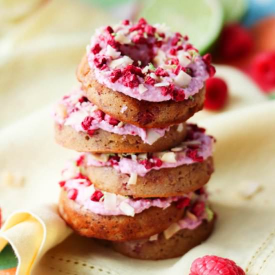 Raspberry Margarita Donuts