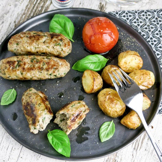 Veal Rissoles with Fresh Marjoram