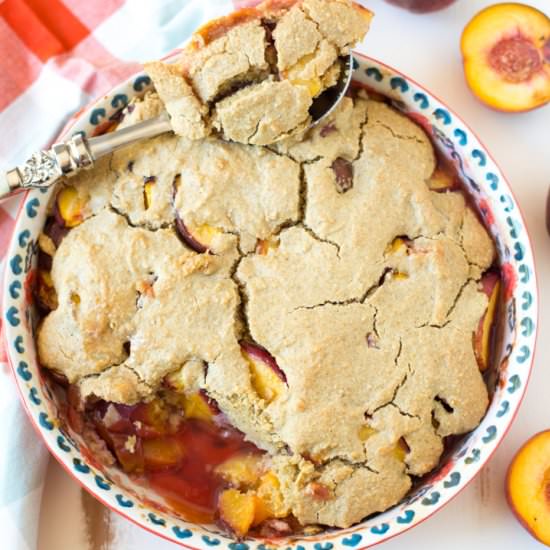 Homestyle Peach Cobbler