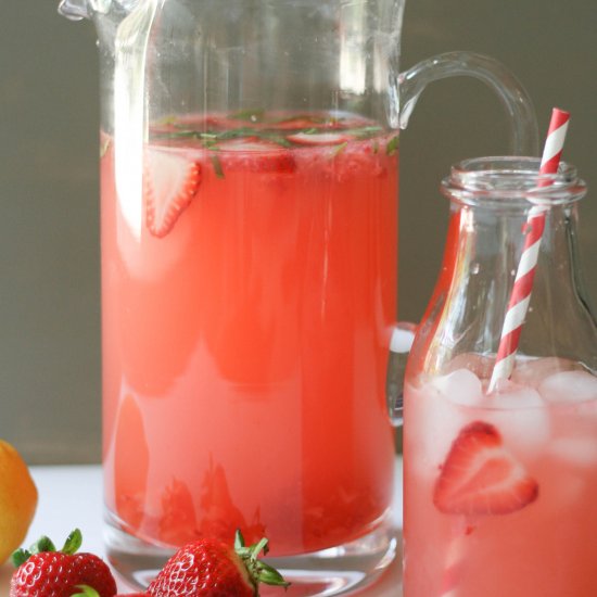 Strawberry Basil Lemonade