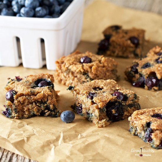 Soft-Baked Blueberry Squares