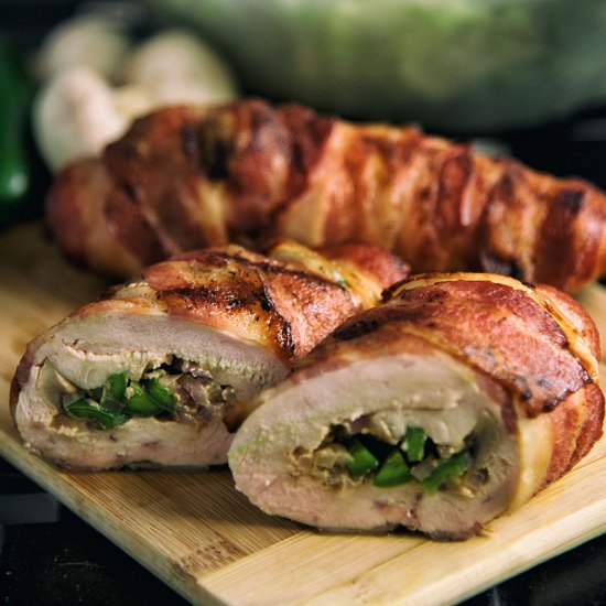 Bacon-Wrapped Stuffed Chicken