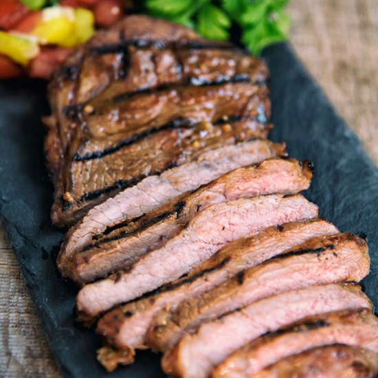 Simple Steak With Mustard Sauce