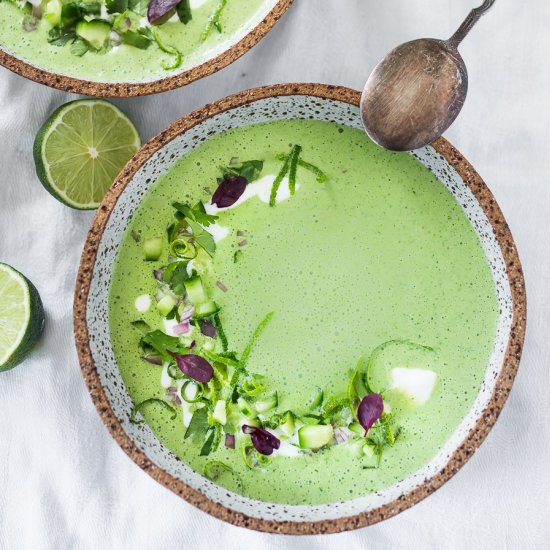 Chilled Cucumber soup