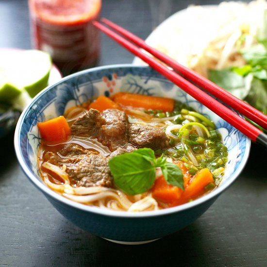 Vietnamese beef stew & noodles