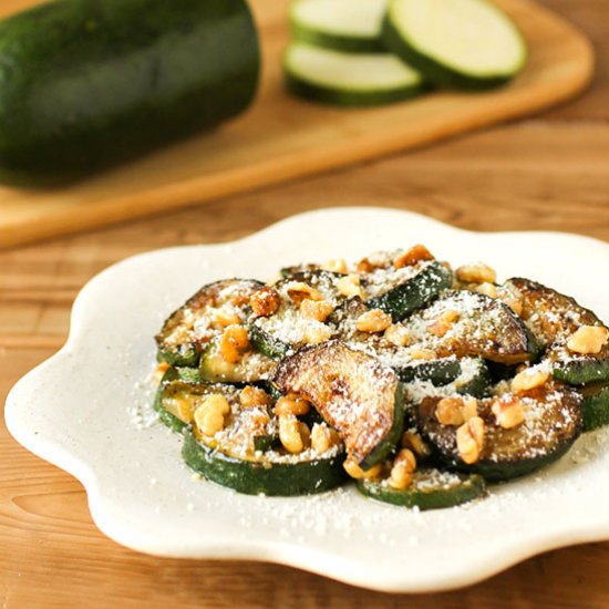 Sauteed Zucchini with Walnuts