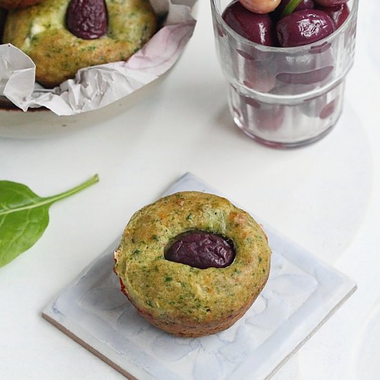 Muffins with Spinach