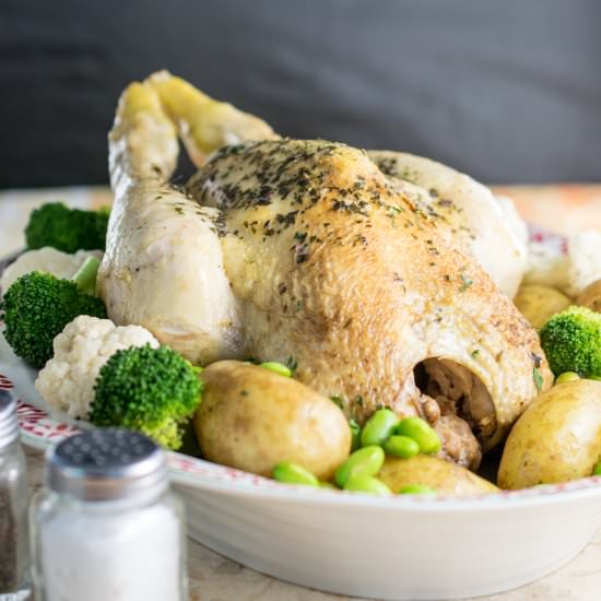 Instant Pot Roast Chicken Dinner