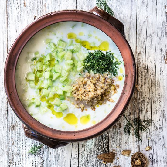 Cold Cucumber Yogurt Soup