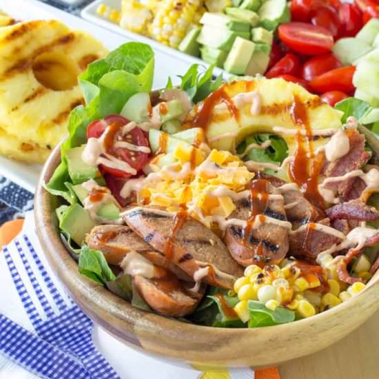 Chicken Sausage Summer Grill Salad