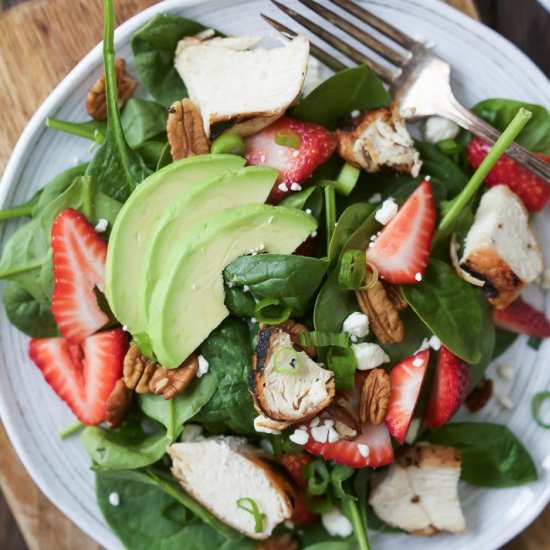 Strawberry Avocado Chicken Salad