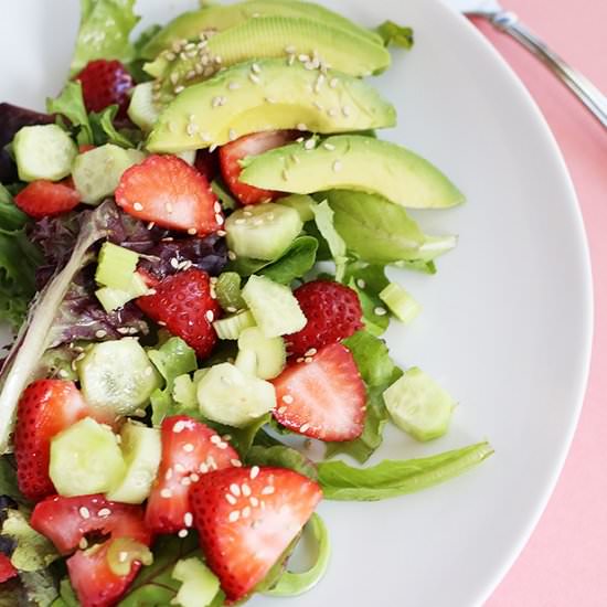 Healthy Strawberry Avocado Salad