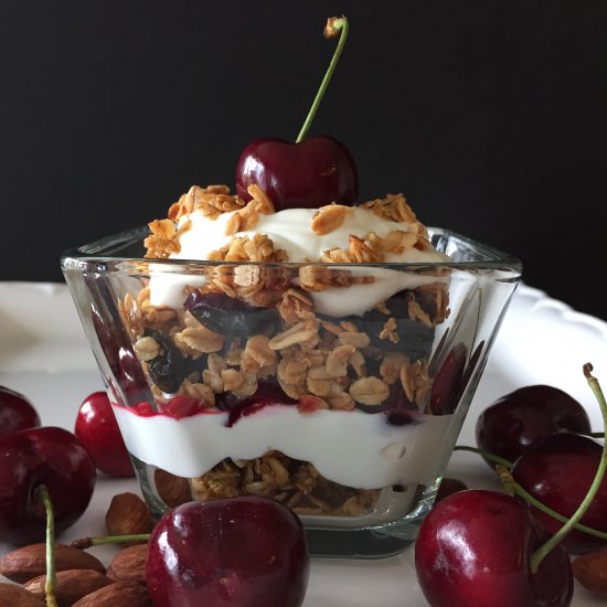 Cherry Almond Quinoa Granola