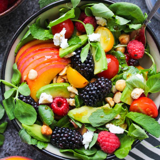 Fruit & Nut Summer Salad