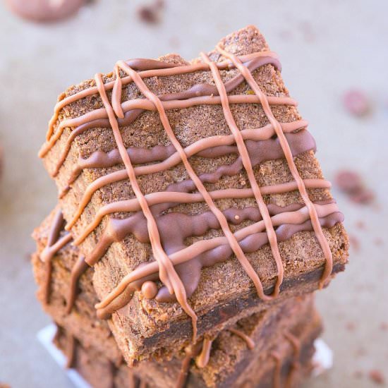 Chocolate Fudge Cake Bars