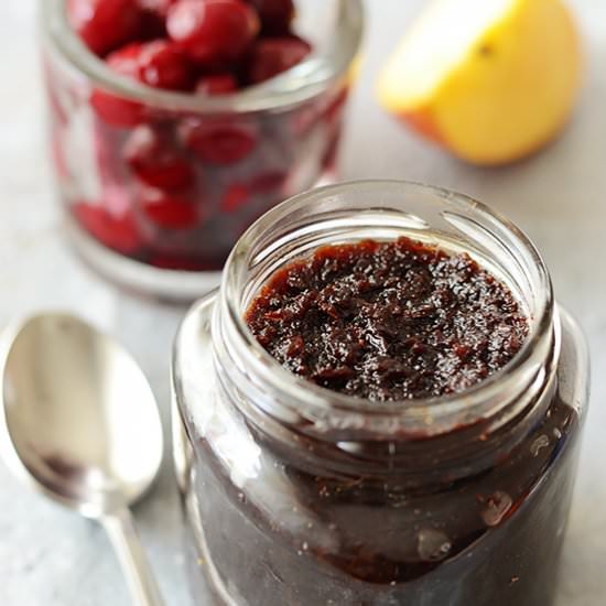 Dry Sour Cherry Apple Jam