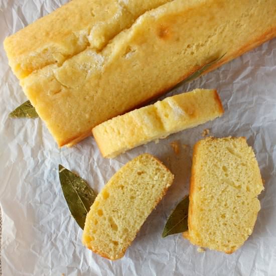 Bay Leaf Pound Cake