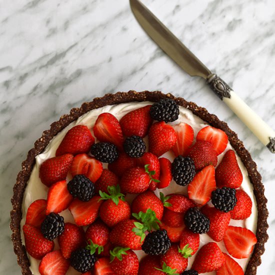 Strawberry & Blackberry Cheesecake