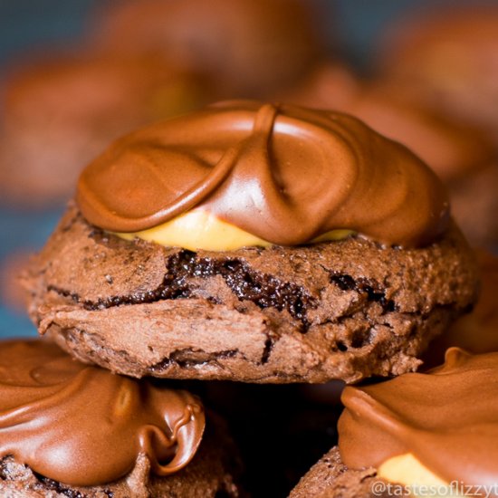 Buckeye Brownie Cookies