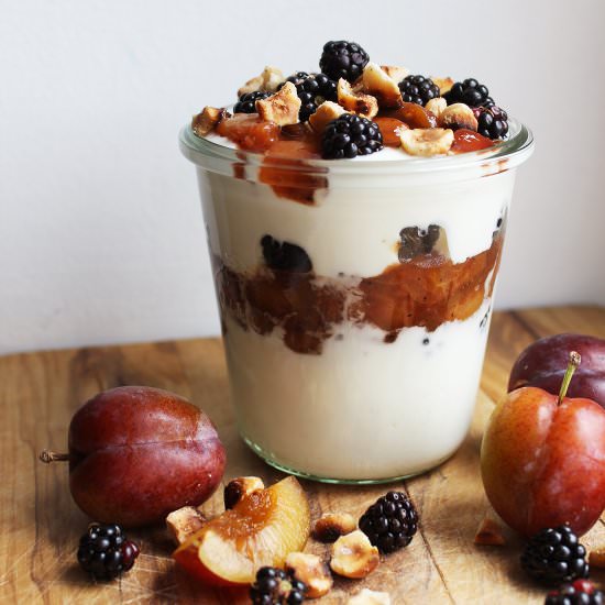 Autumn Yoghurt Parfait