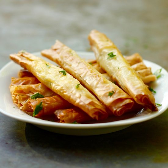 Feta-Stuffed Filo Cigars