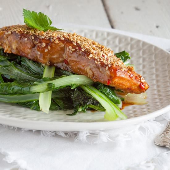 Sesame-Crusted Salmon