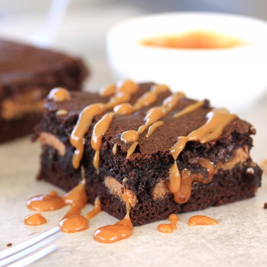 Caramel Crown Brownies