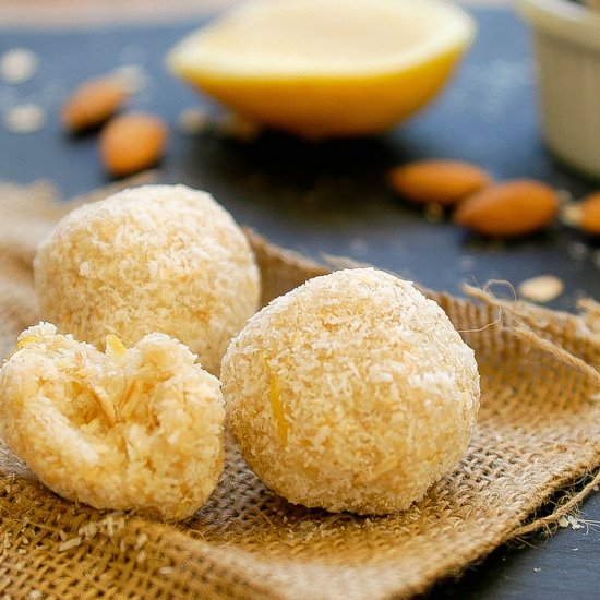 Lemon Coconut Bliss Balls