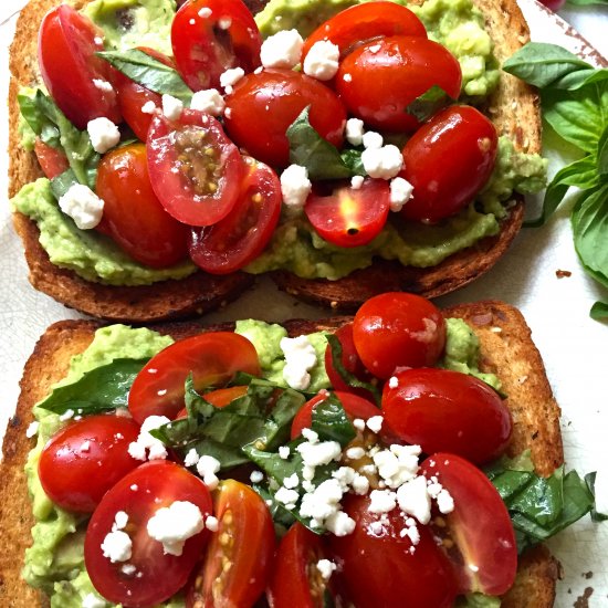 Bruschetta Avocado Toast