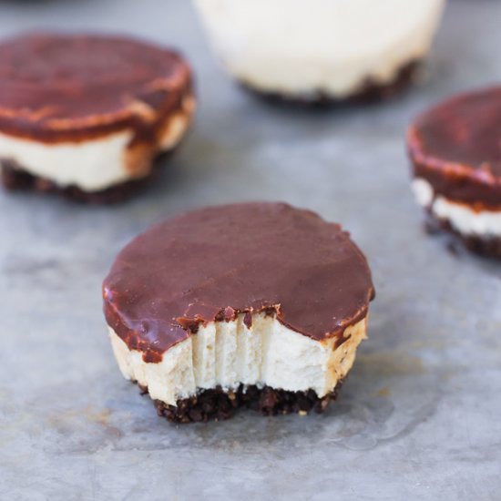 Mounds Bar Coconut Cheesecakes