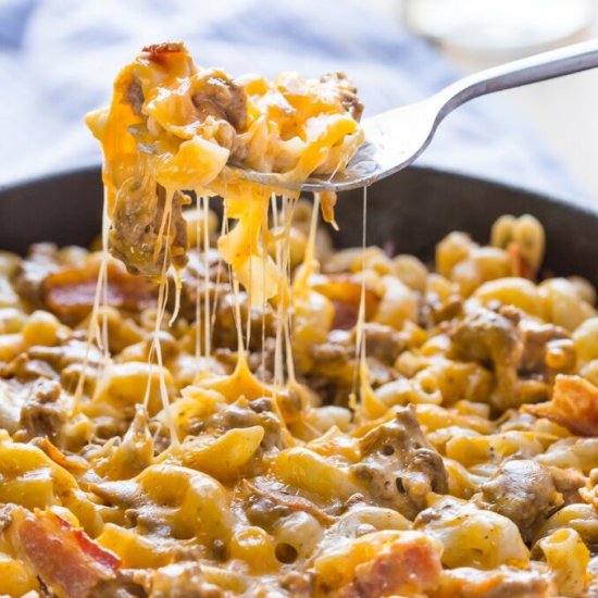 Bacon Cheeseburger Pasta