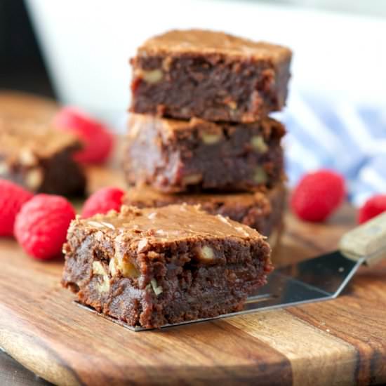 Raspberry Fudge Brownies