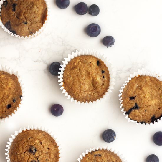 Vegan Blueberry Muffins