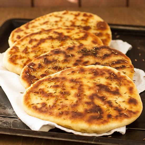 Sourdough Indian Flatbread