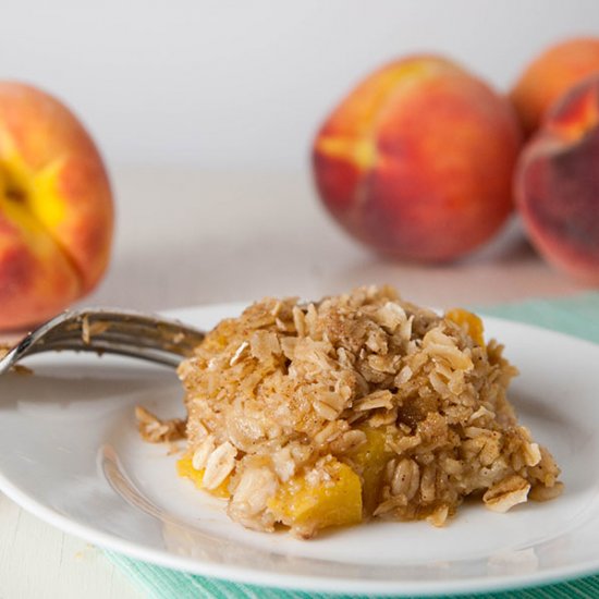 Peach Oatmeal Bars