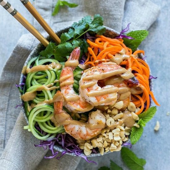 Vietnamese Summer Roll in A Bowl