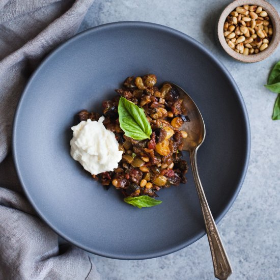 Eggplant & Zucchini Caponata