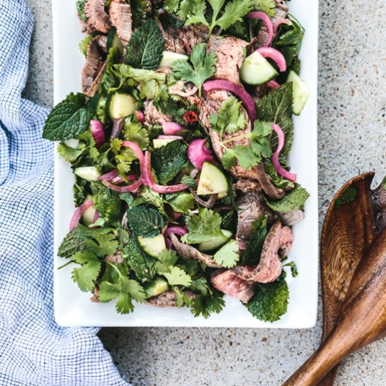 Thai Grilled Beef & Herb Salad