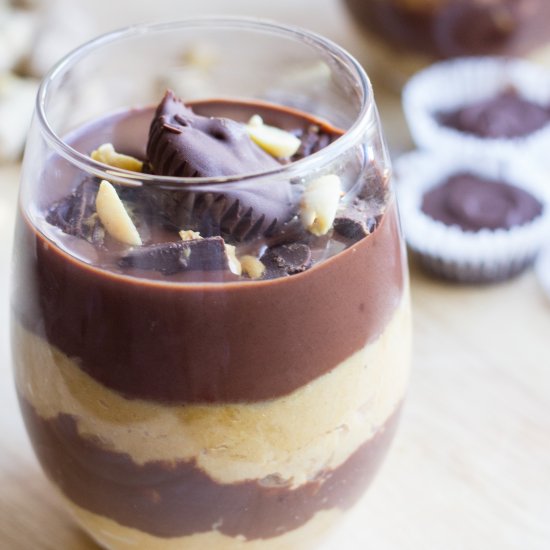 Double Peanut Butter Cup Parfaits