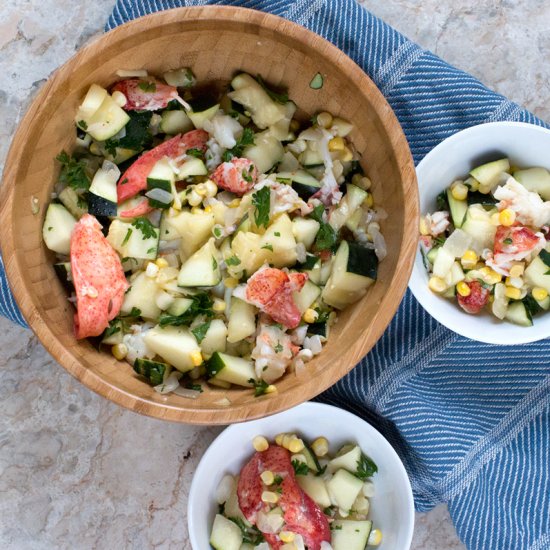 Lobster Zucchini Salad